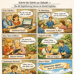 Vom ersten Ordner bis zur gemeinsamen L&ouml;sung &ndash; wie die AG Digitalisierung Vereine begleitet